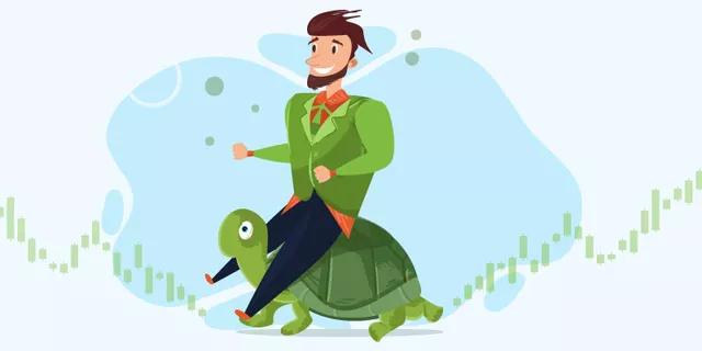 التداول وفقا لنهج السلاحف «Turtle trading system»